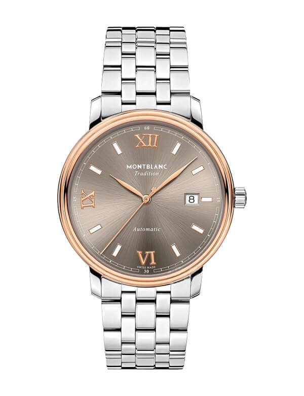 Montblanc Tradition Date Automatic Watch Two Tone