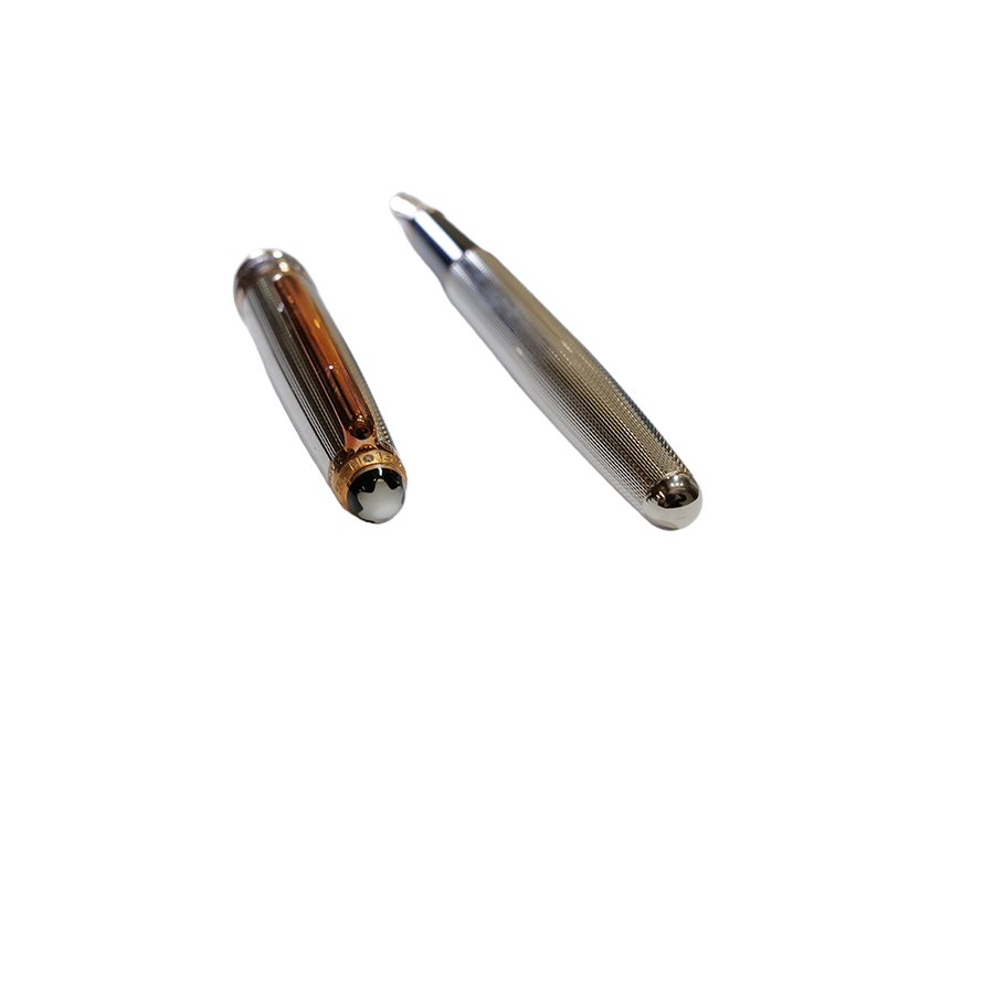 Montblanc Meisterstuck 144 GP Classique Solitaire 925 Sterling Silver Fountain Pen Limited Edition