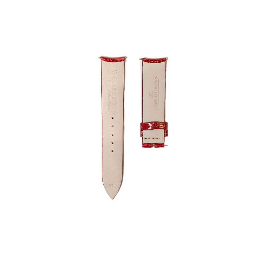 Jaeger-LeCoultre Alligator Leather Strap - Red