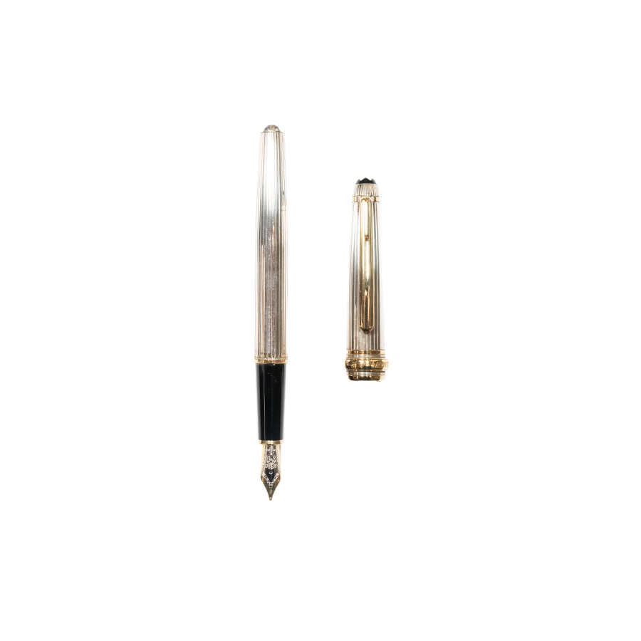 Montblanc Meisterstuck 146 Solitaire 925 Sterling Silver Fountain Pen