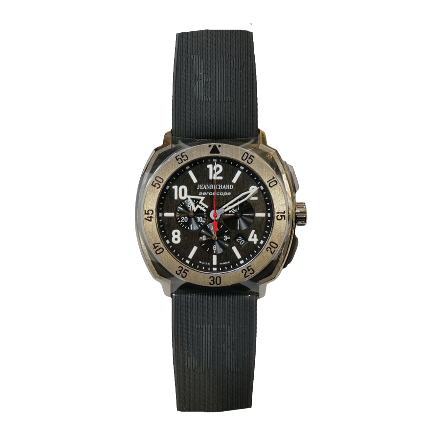 JeanRichard Aeroscope Chrono Automatic Black Dial Watch