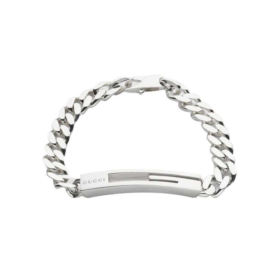 Gucci Cutout G Bracelet in Sterling Silver