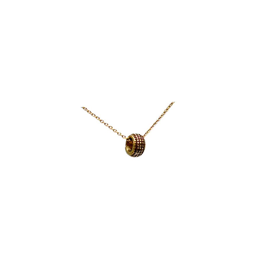 Damiani Metropolitan Pendant in 18K Yellow Gold with Diamonds