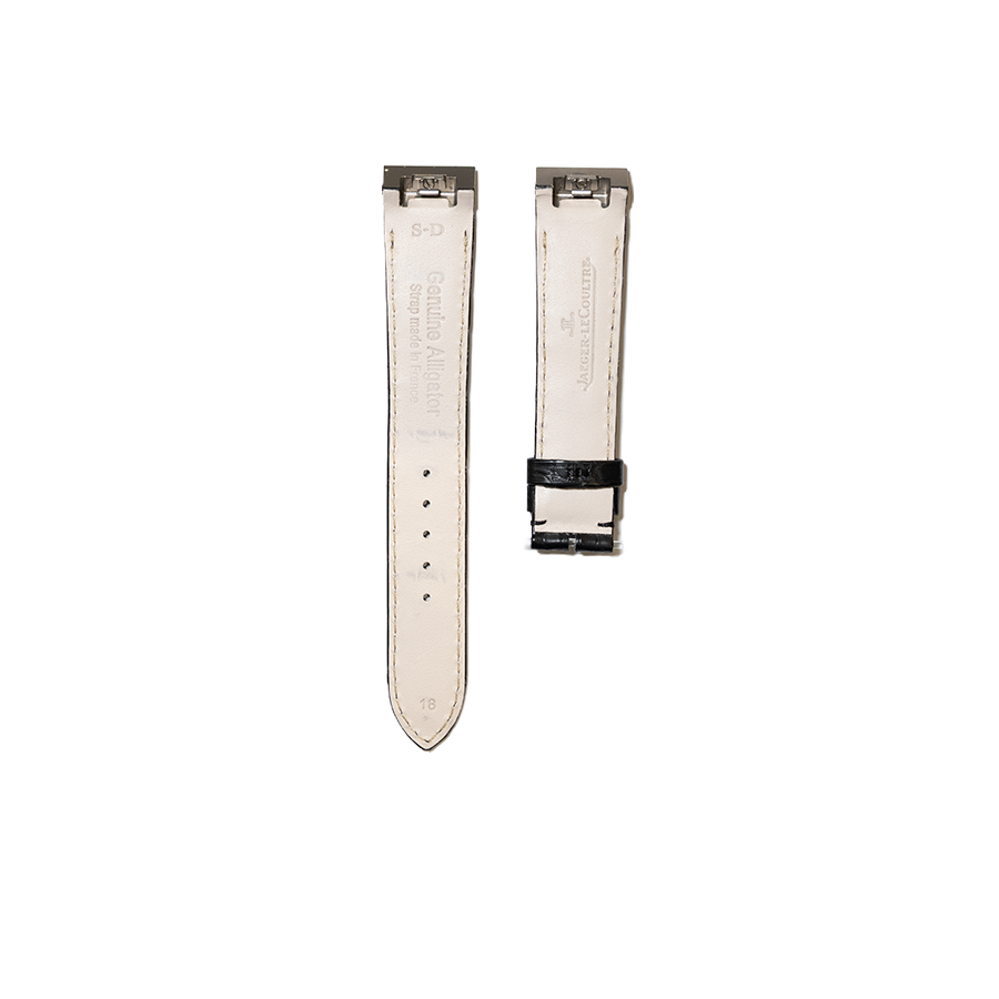 Jaeger-LeCoultre Alligator Leather Strap - Black