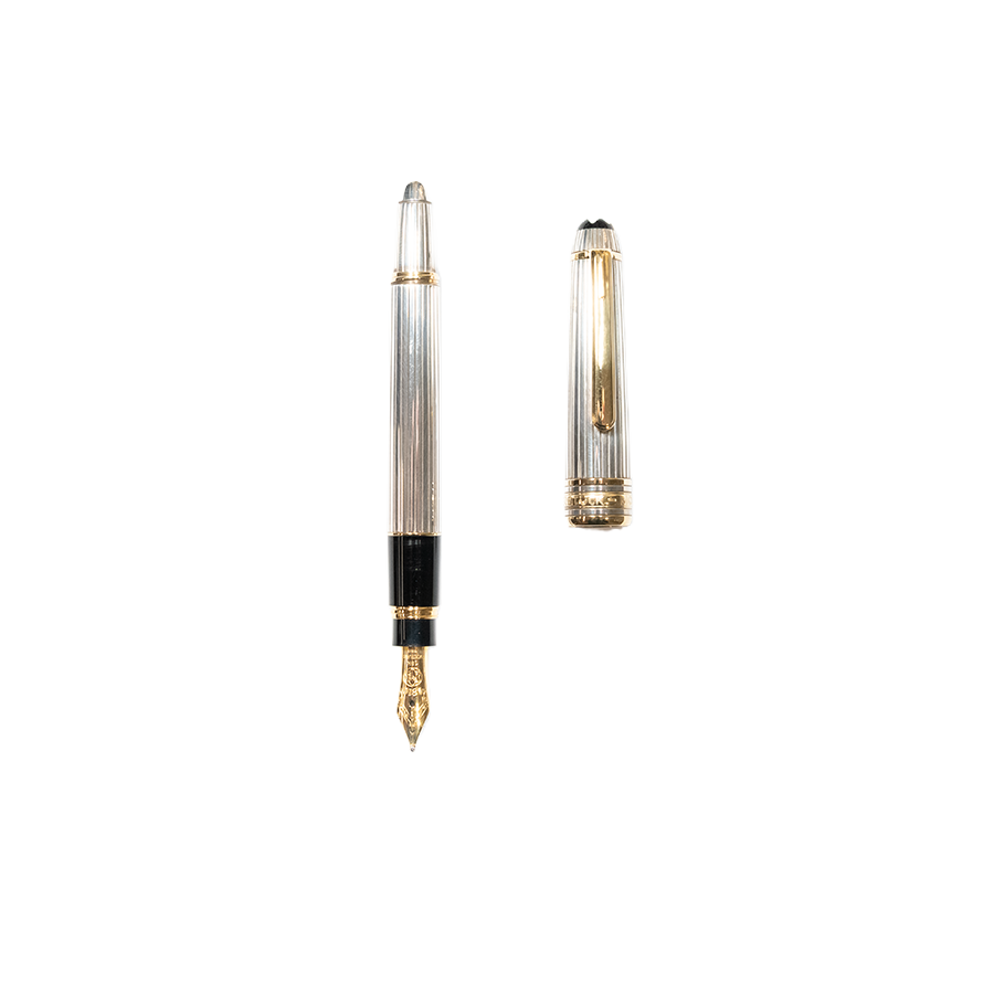 Montblanc Meisterstuck LeGrand Solitaire 925 Sterling Silver Lady Fountain Pen