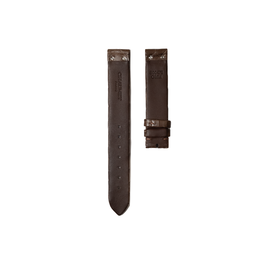 Chaumet Alligator Leather Strap - Brown