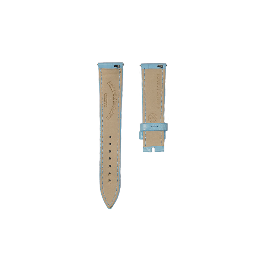 Franck Muller Alligator Strap - Sky Blue