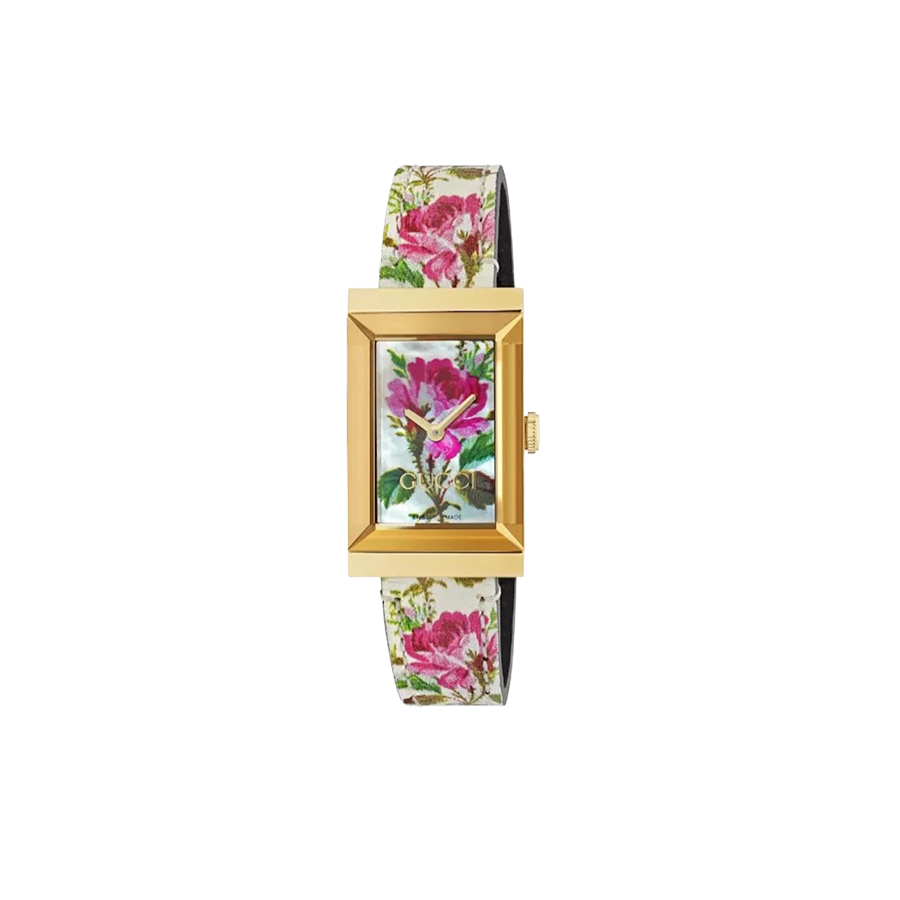 Gucci G-Frame Floral watch