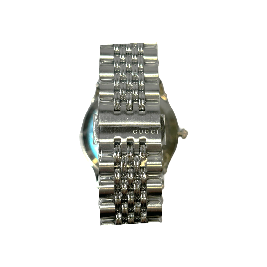 Gucci G-Timeless Automatic white guilloche Stainless Steel watch