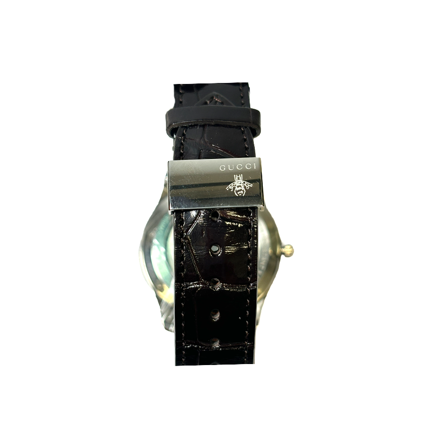 Gucci G-Timeless GMT Automatic Large Slim Stainless Steel Watch