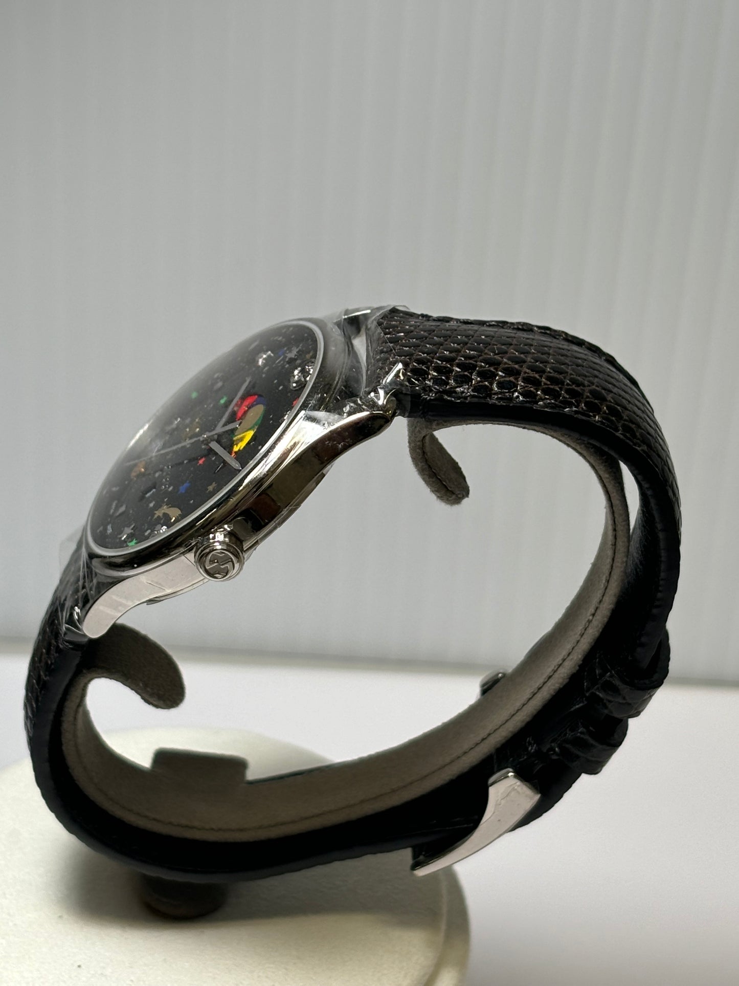 Gucci G-Timeless Quartz Moonphase Medium Slim Black Dial Ladies Watch