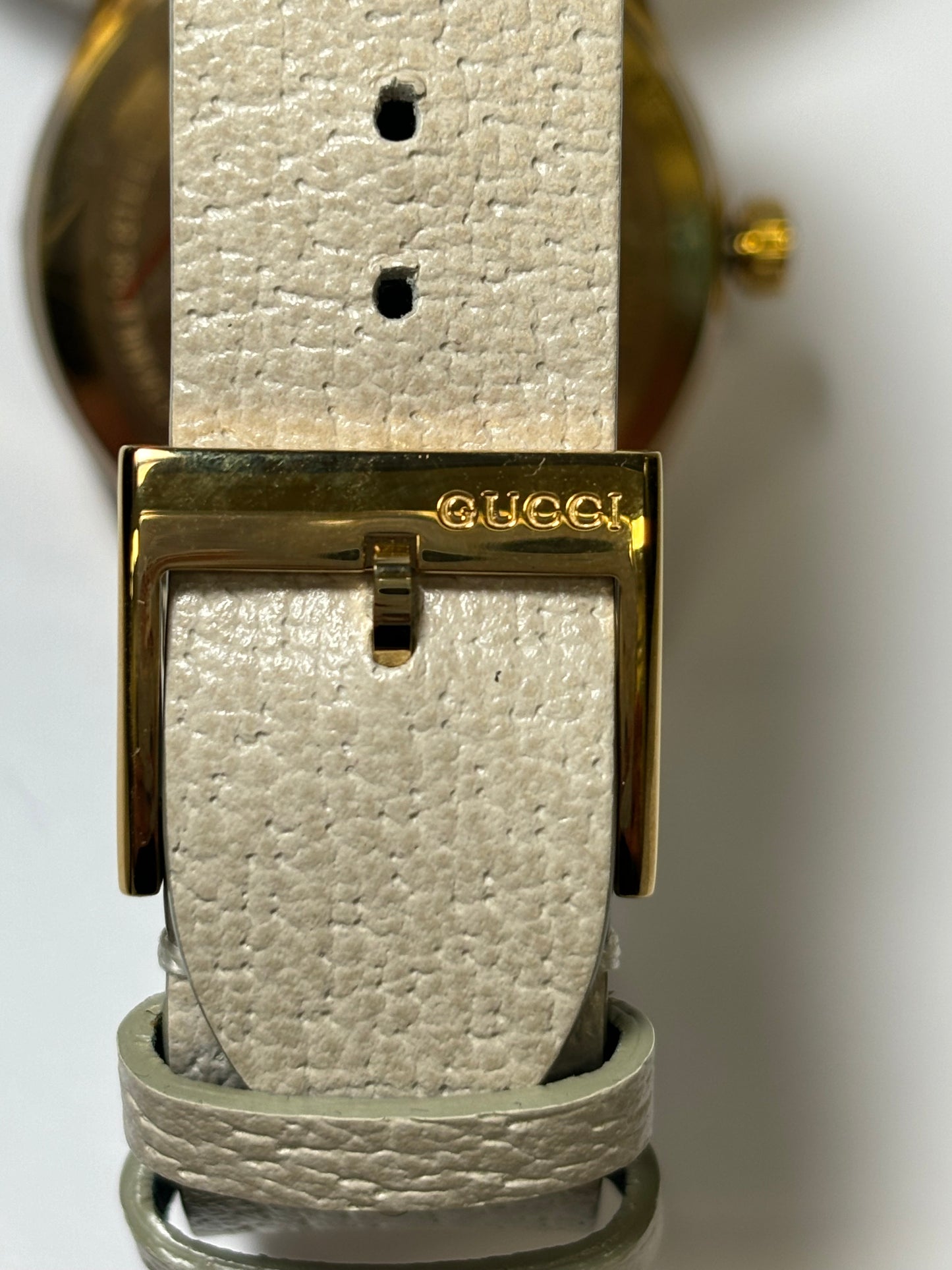 Gucci G-Timeless Contemporary Quartz Watch in Yellow Gold PVD Case