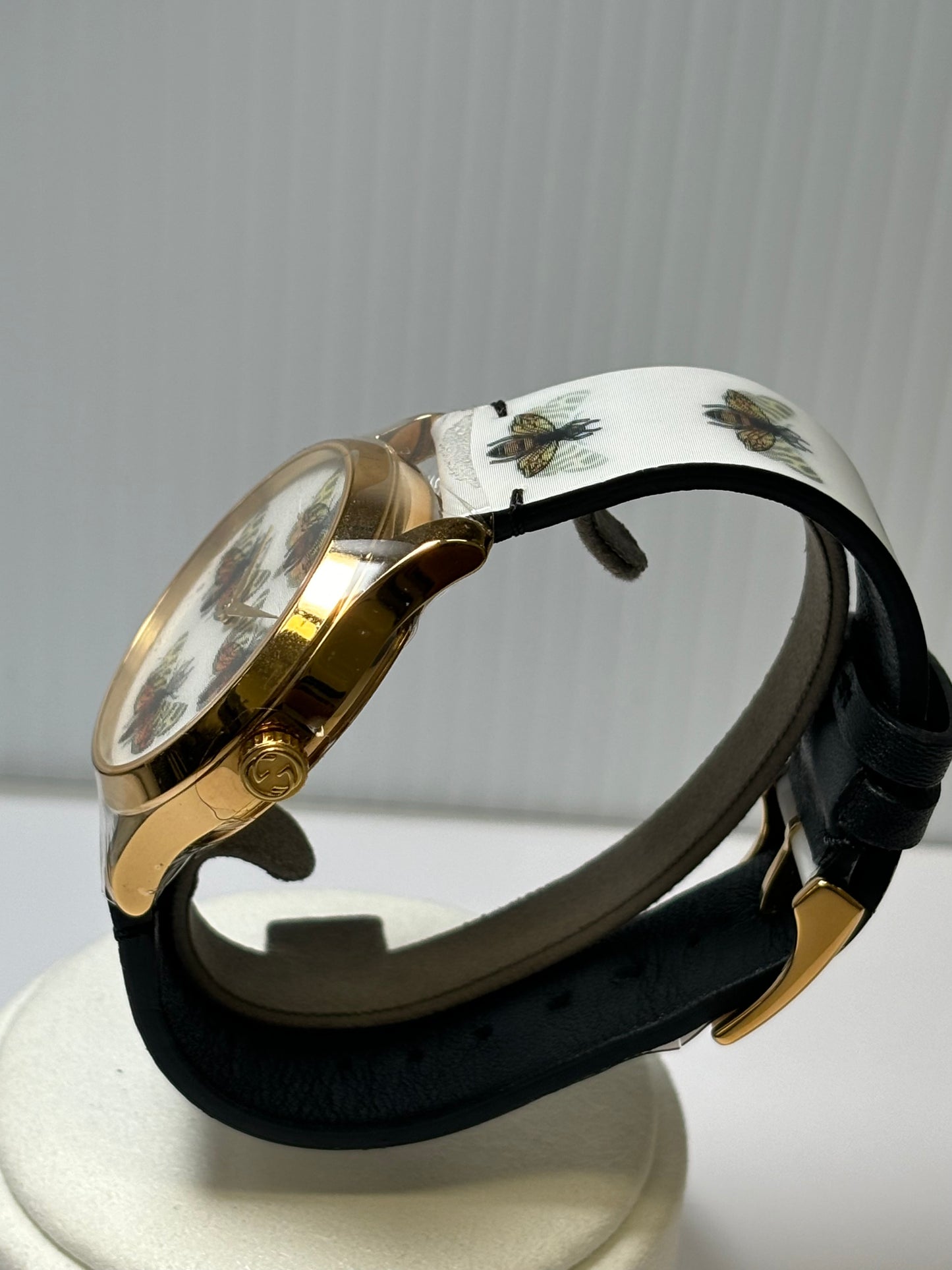 Gucci G-Timeless  Contemporary Quartz Bee & Butterfly Hologram Watch