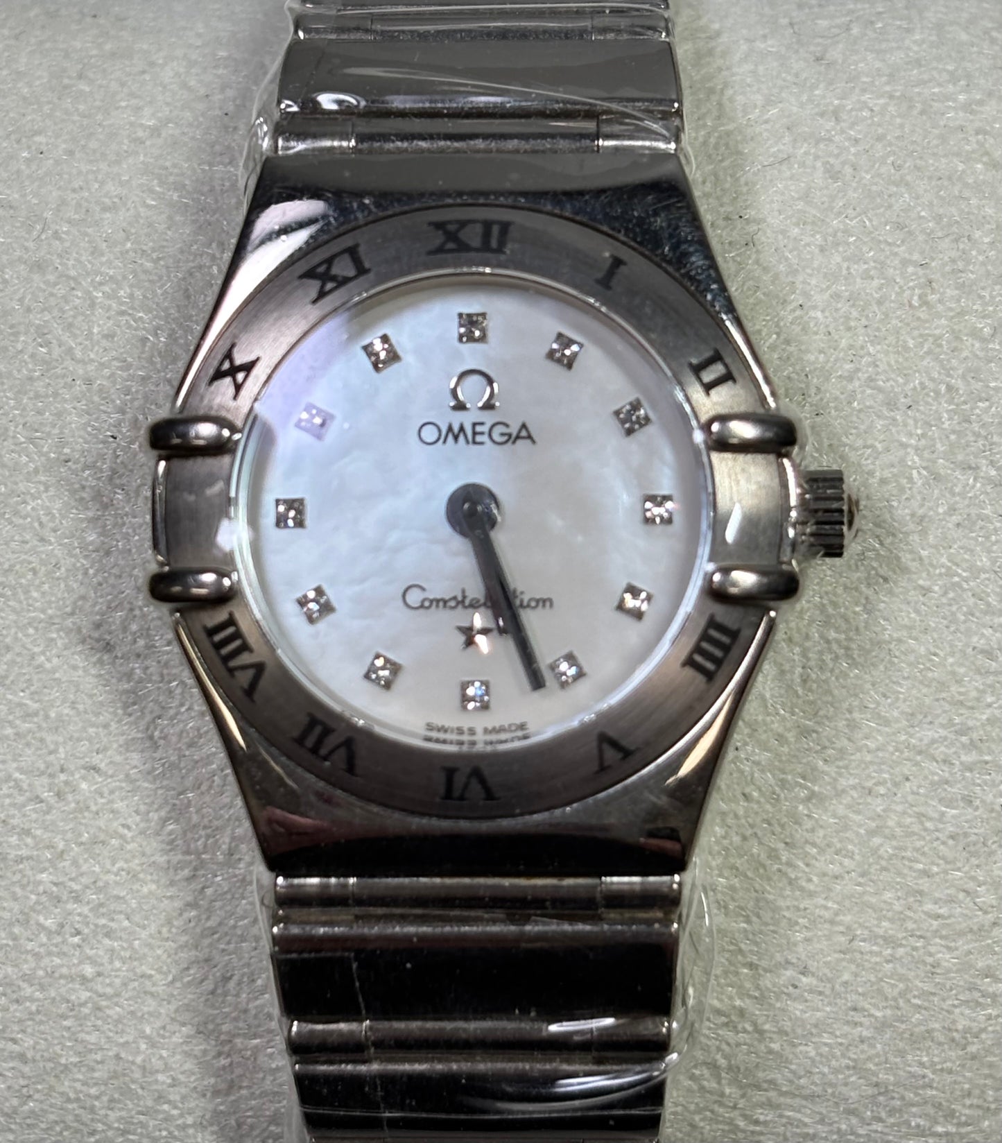 Omega Constellation My Choice Mini Ladies Watch in 18K White Gold