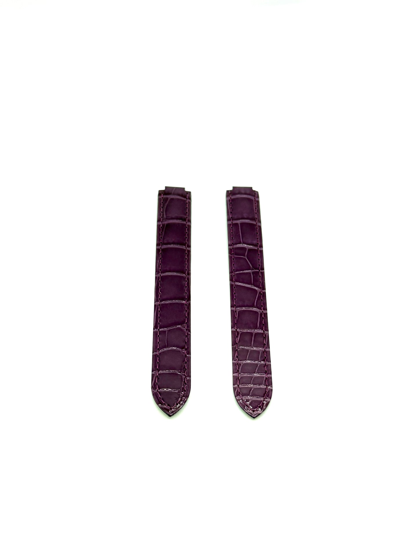 Cartier Purple Alligator 14/14mm Watch Strap