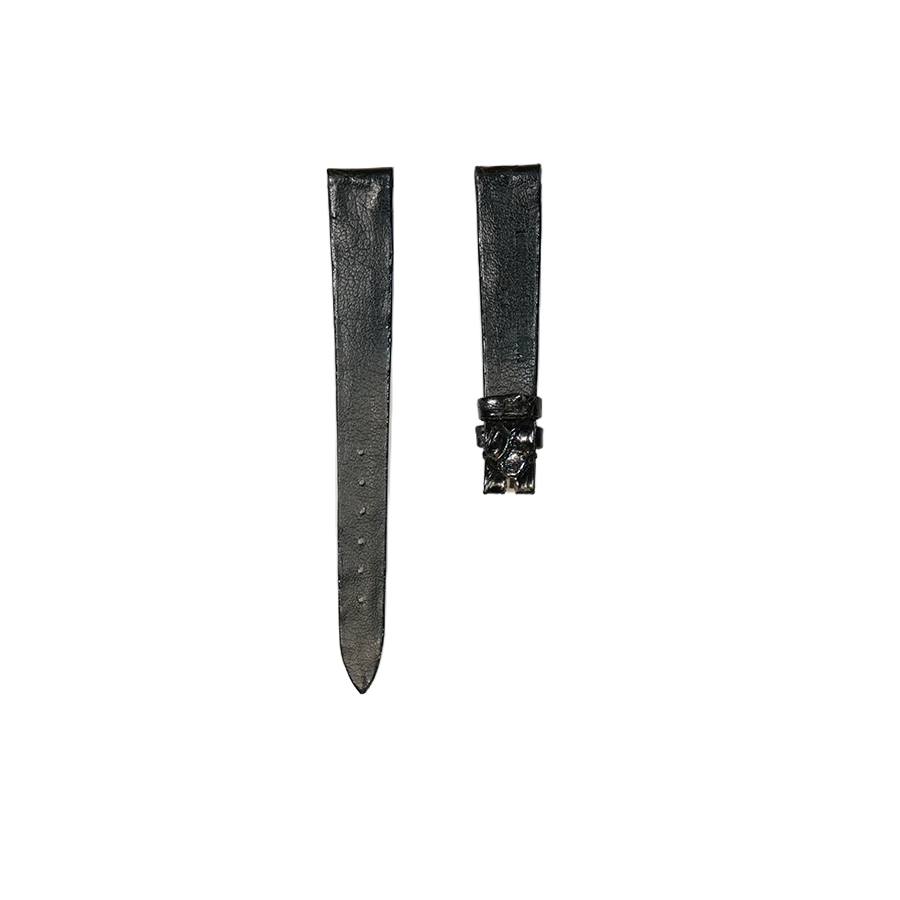 Vacheron Constantin Alligator Leather Strap - Shiny Black