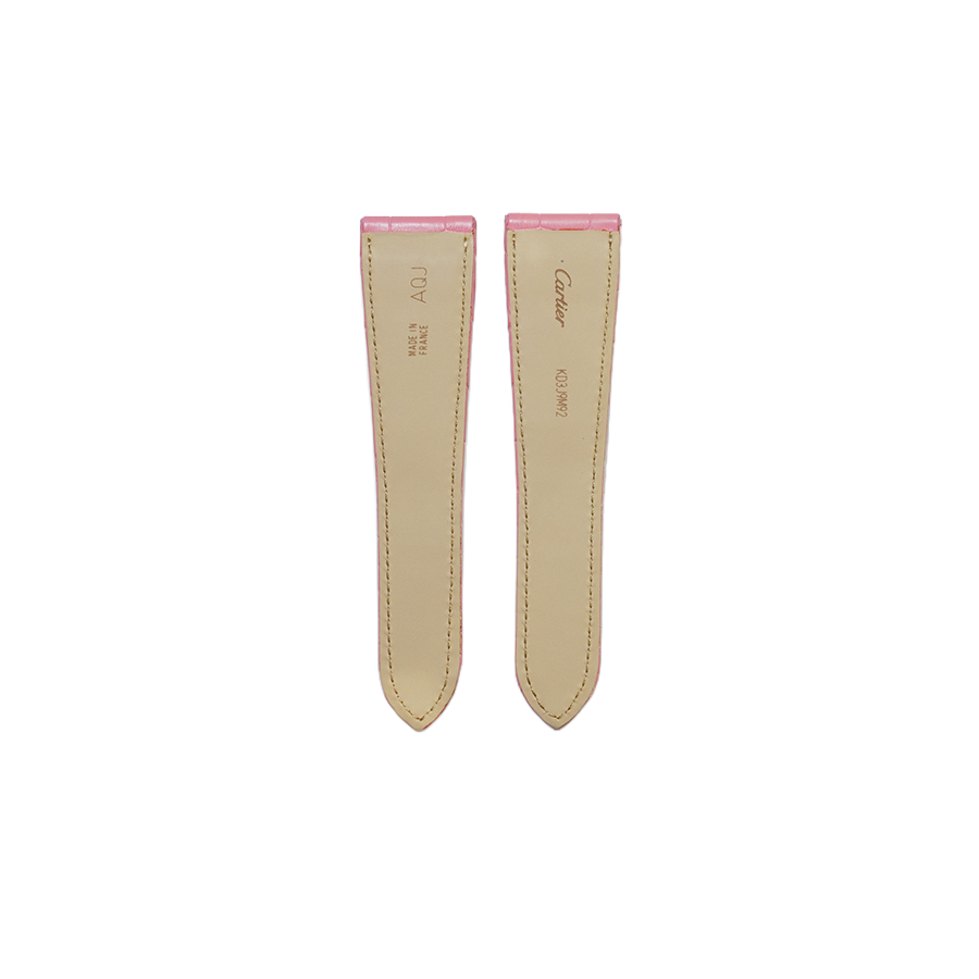 Cartier KD3J Alligator Strap - Mat Pink