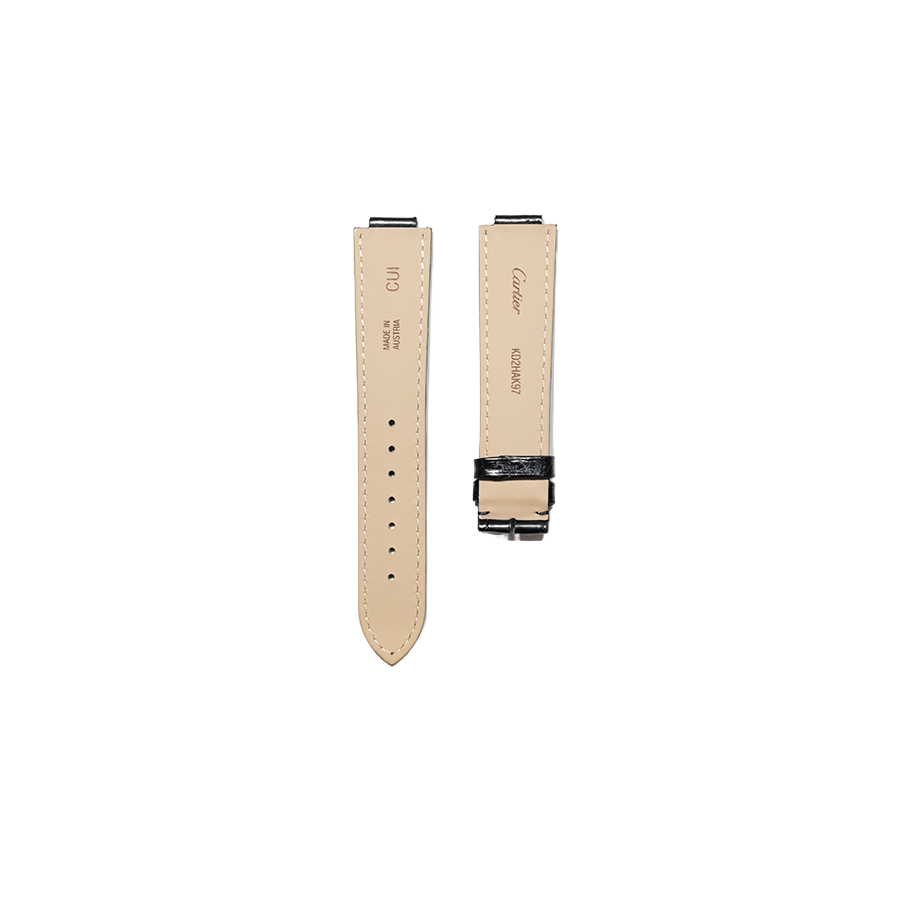 Cartier KD2H Ballon Bleu Alligator Strap - Black