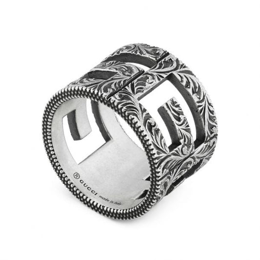 Gucci G Cube Ring in Sterling Silver