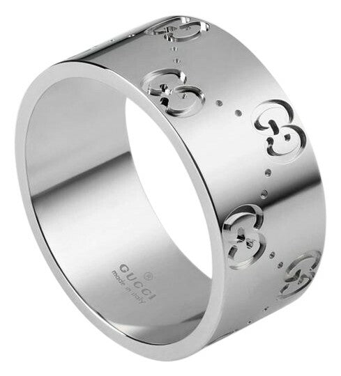Gucci Icon Ring in 18K White Gold