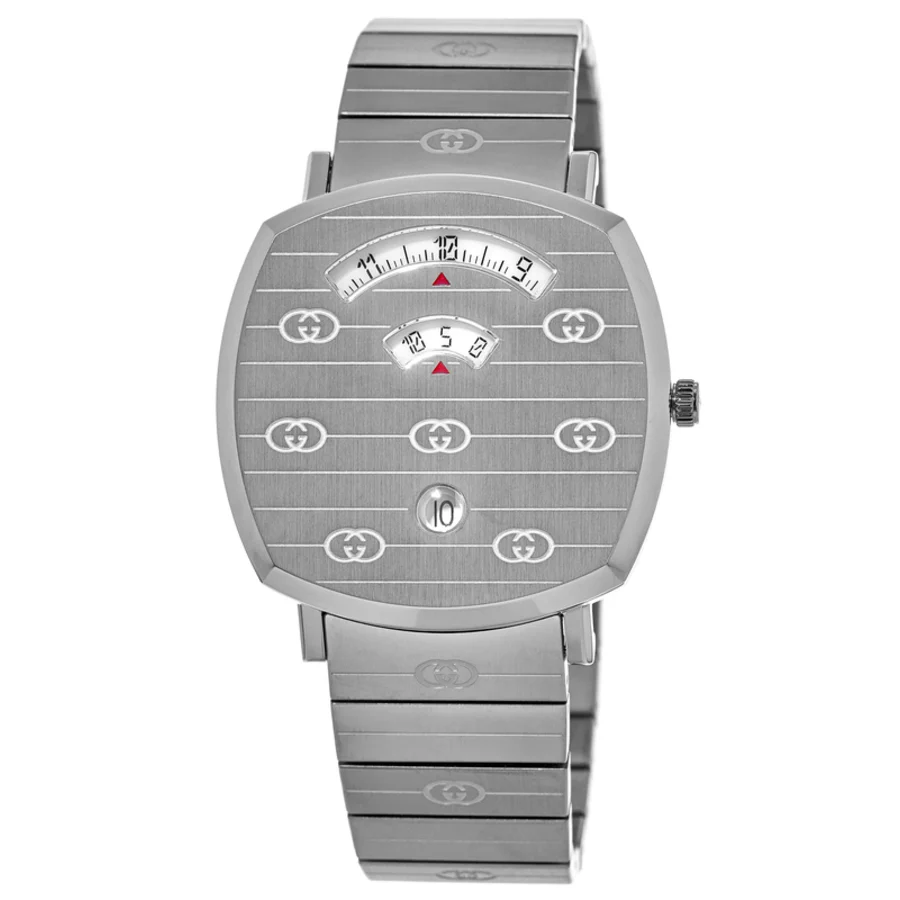 Gucci Grip Stainless Steel Quartz Watch