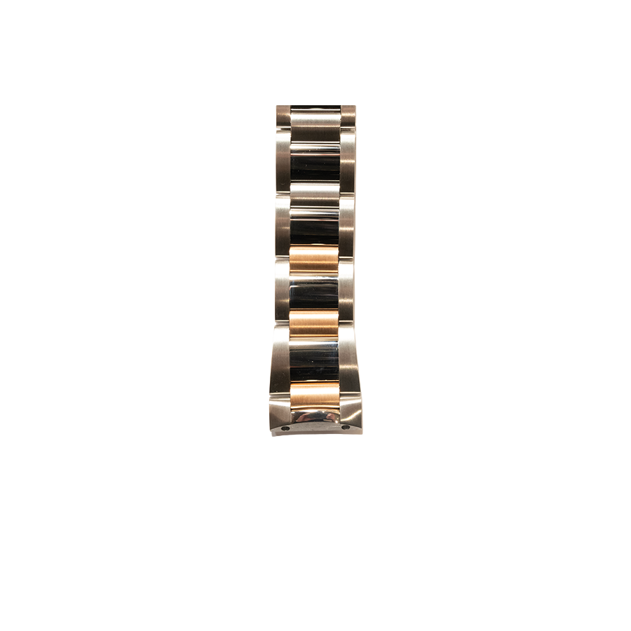 Cartier Bracelet Strap - 18K Rose Gold and Stainless Steel