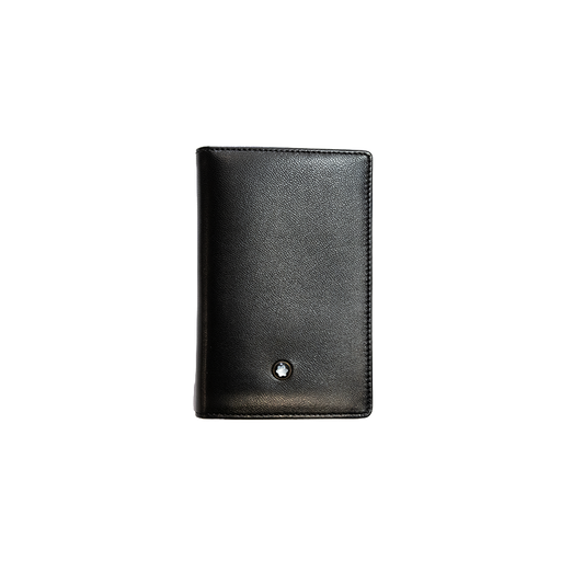 Meisterstück Business Card Holder Black with Gusset 75th Anniversary Edition
