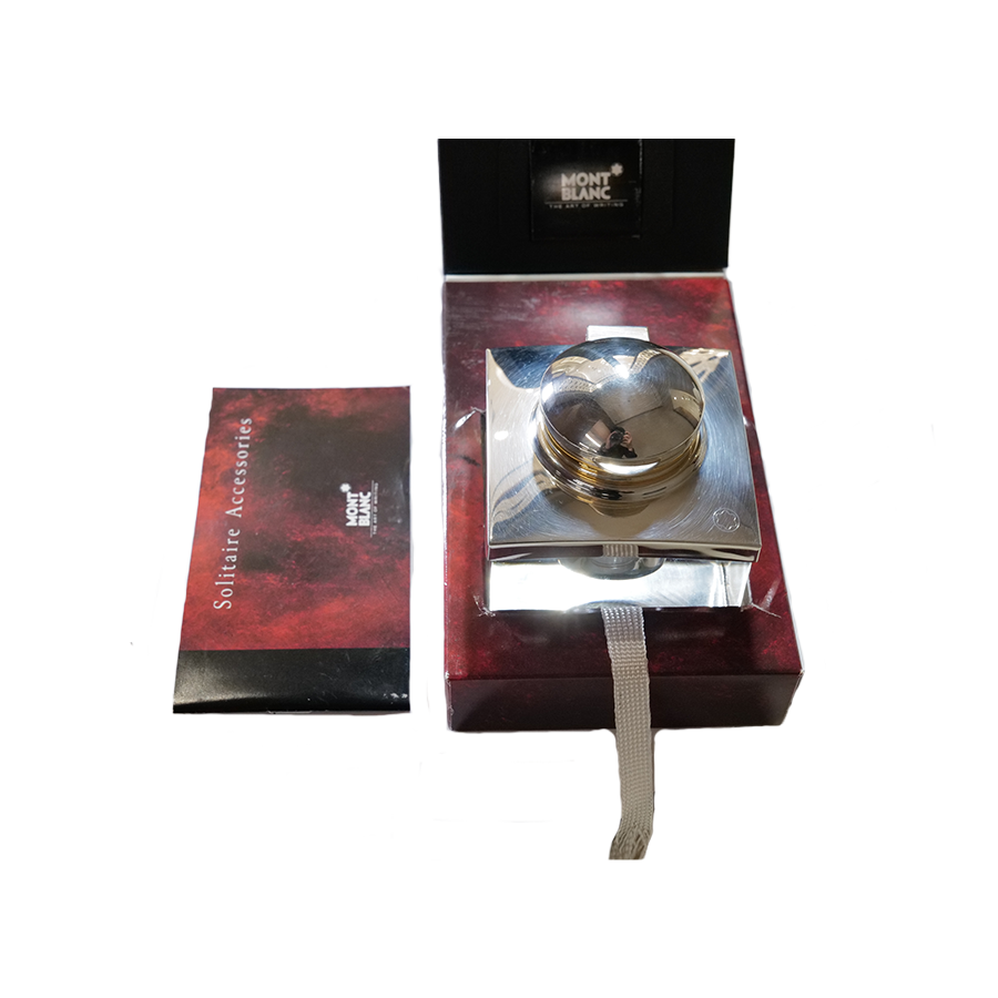 Montblanc Meisterstück Solitaire 925 Sterling Silver Inkwell