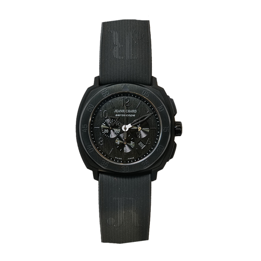 JeanRichard Aeroscope Chrono Limited Edition Automatic All Black Dial Watch