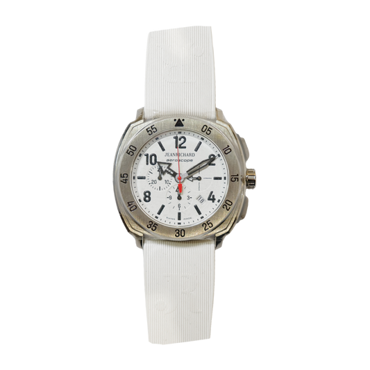 JeanRichard Aeroscope Chrono Automatic White Dial Watch