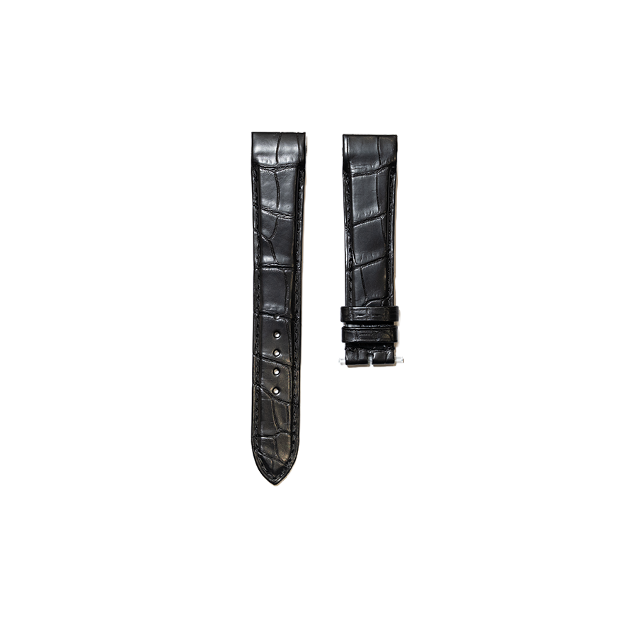 Jaeger-LeCoultre Alligator Leather Strap - Black