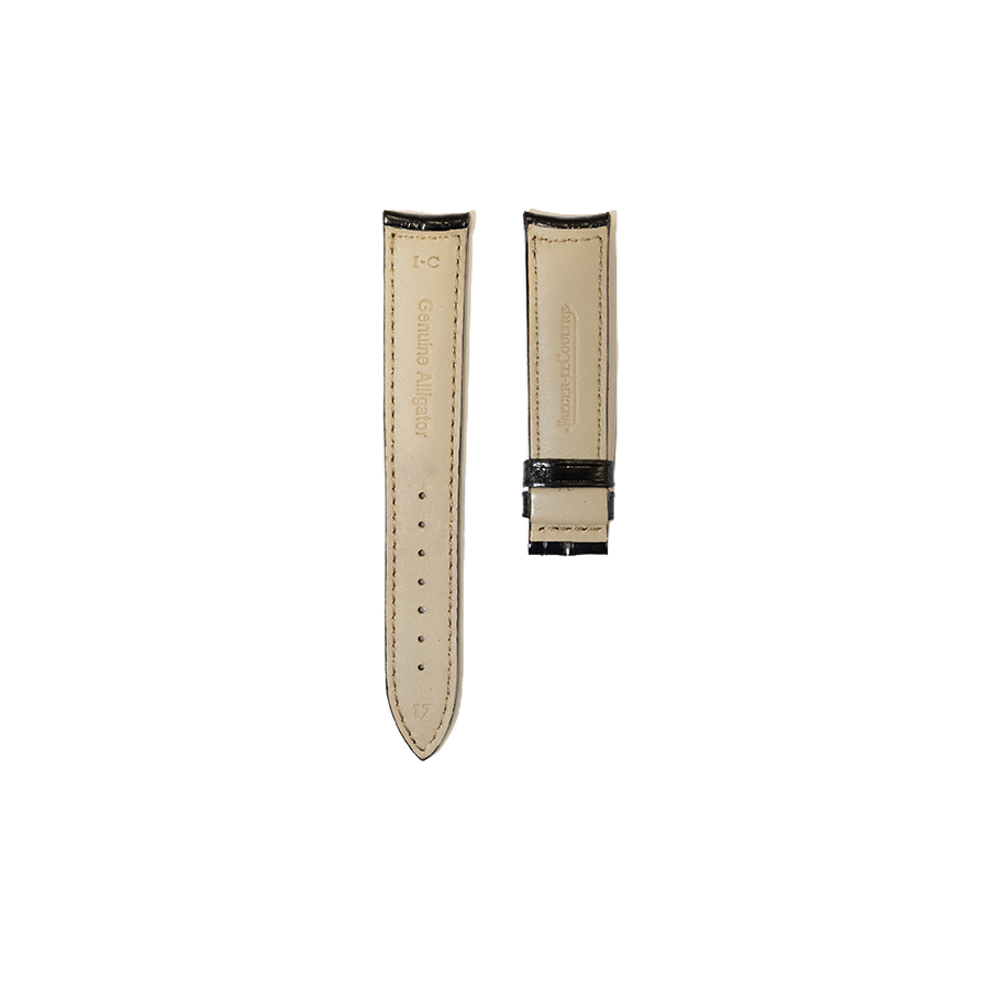 Jaeger-LeCoultre Alligator Leather Strap - Black