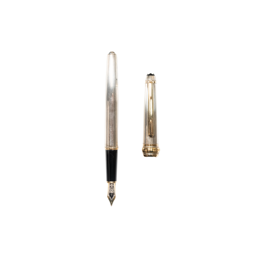 Montblanc Meisterstuck 146 Solitaire 925 Sterling Silver Fountain Pen