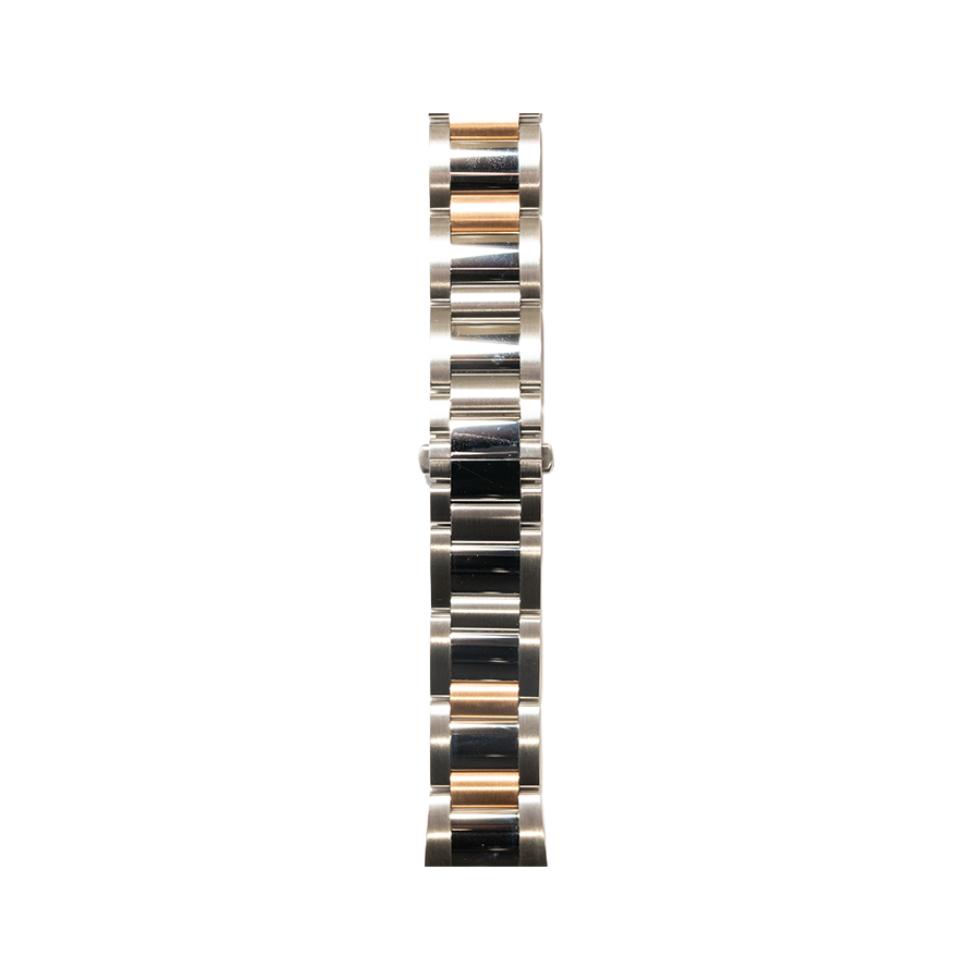 Cartier Bracelet Strap - 18K Rose Gold and Stainless Steel