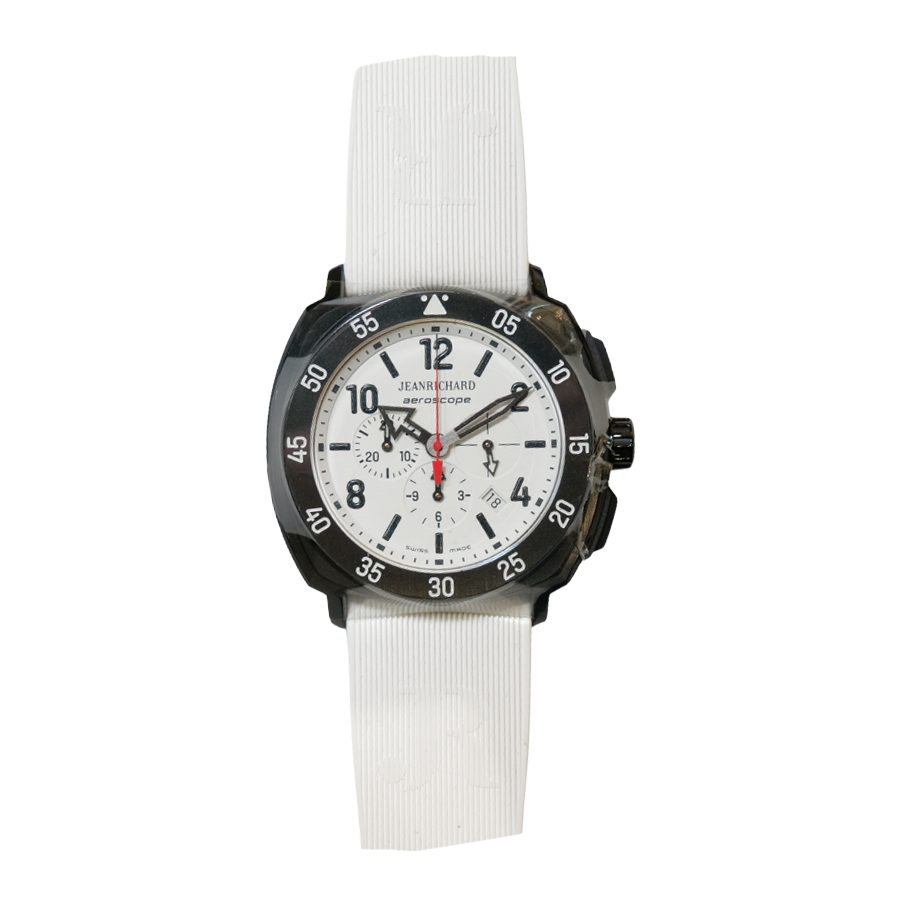 JeanRichard Aeroscope Chrono Automatic White Dial Watch