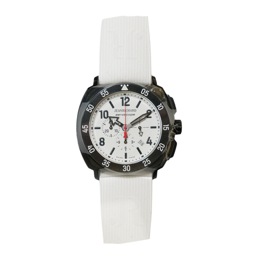 JeanRichard Aeroscope Chrono Automatic White Dial Watch
