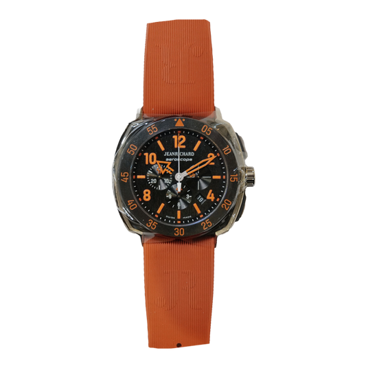 JeanRichard Aeroscope Chrono Automatic Black Dial Watch