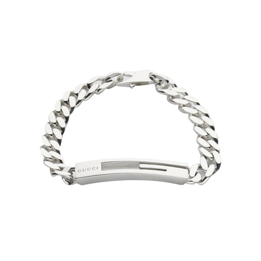 Gucci Cutout G Bracelet in Sterling Silver