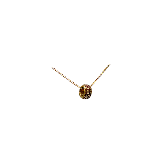 Damiani Metropolitan Pendant in 18K Yellow Gold with Diamonds
