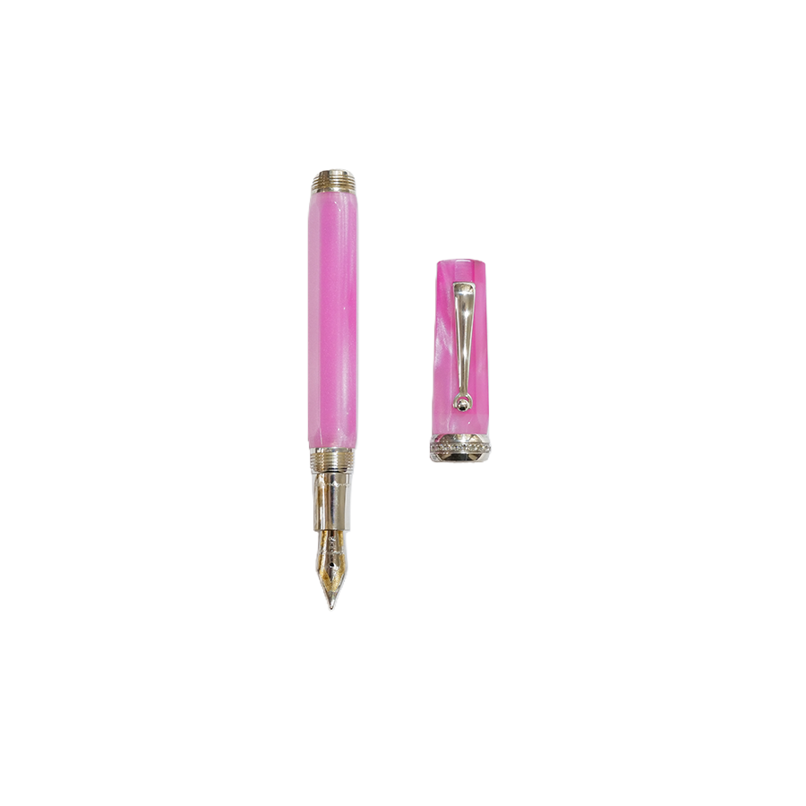 Montegrappa Micra Diamond Fountain Pen - Pink