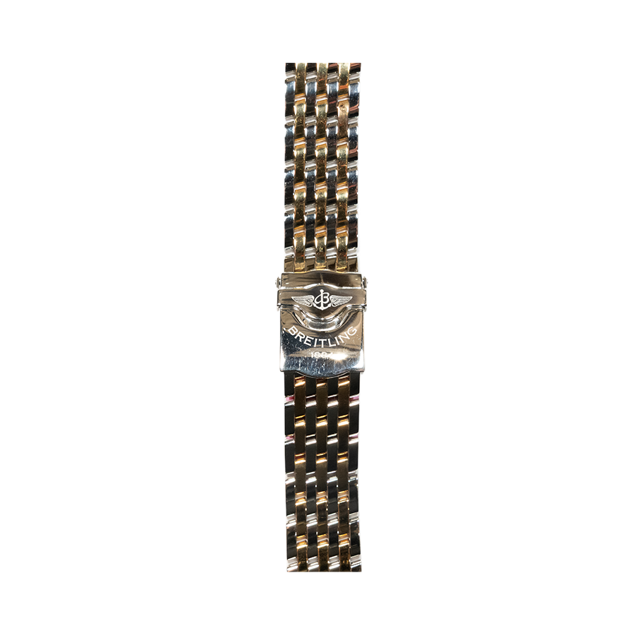 Breitling Bracelet Strap -  Rose Gold and Stainless Steel