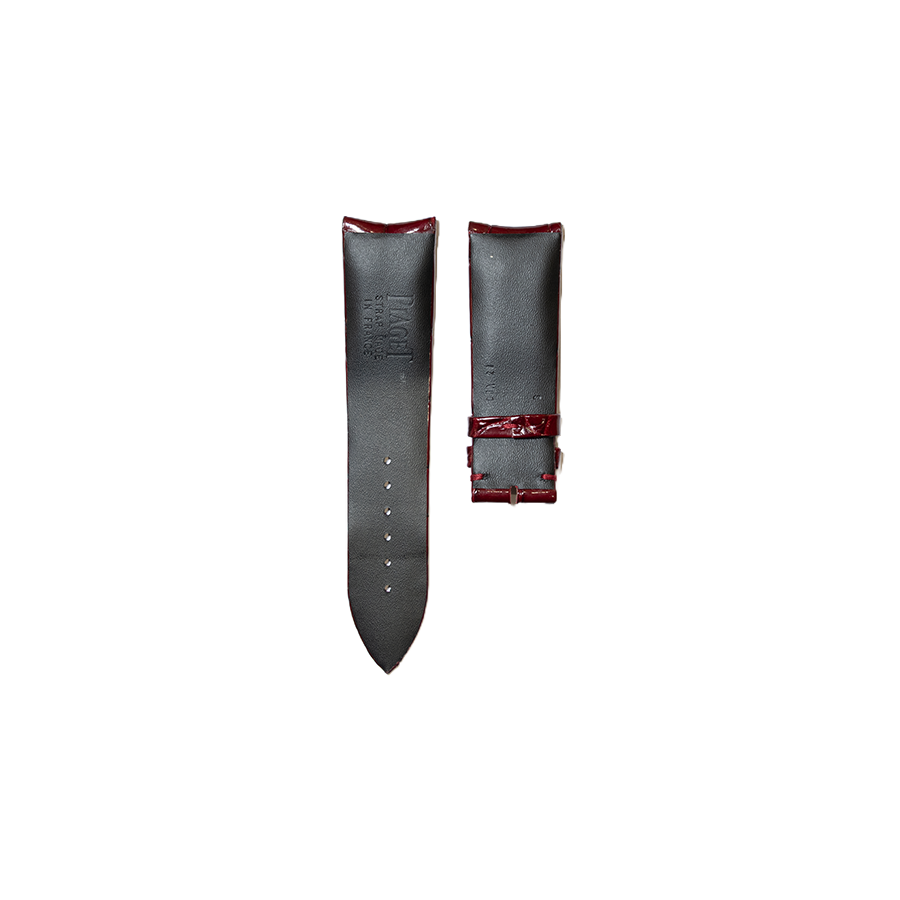Piaget Alligator Leather Strap - Red