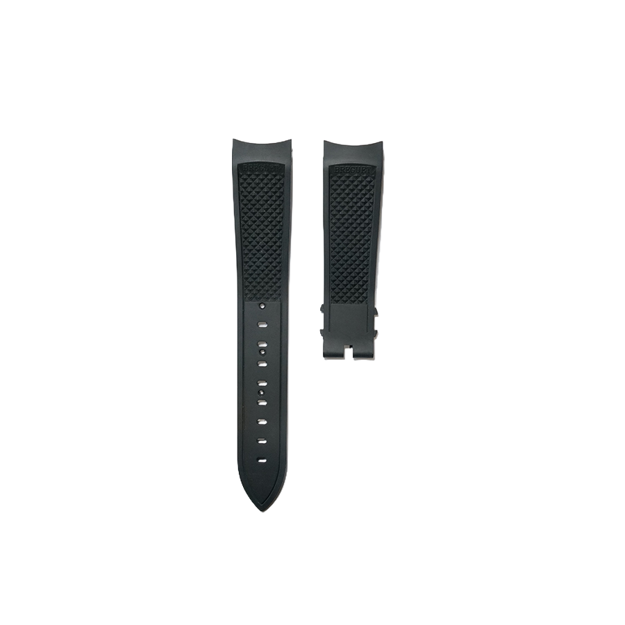 Breguet Rubber Strap - Black