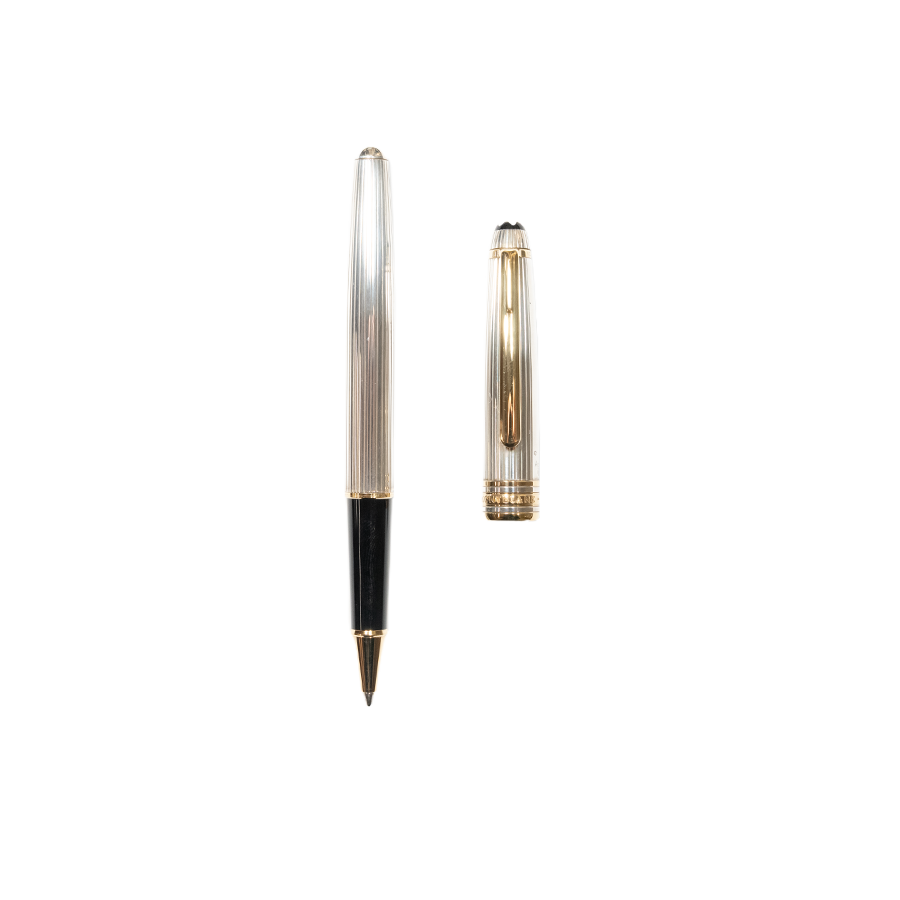 Montblanc Meisterstuck LeGrand Solitaire 925 Sterling Silver Rollerball Pen