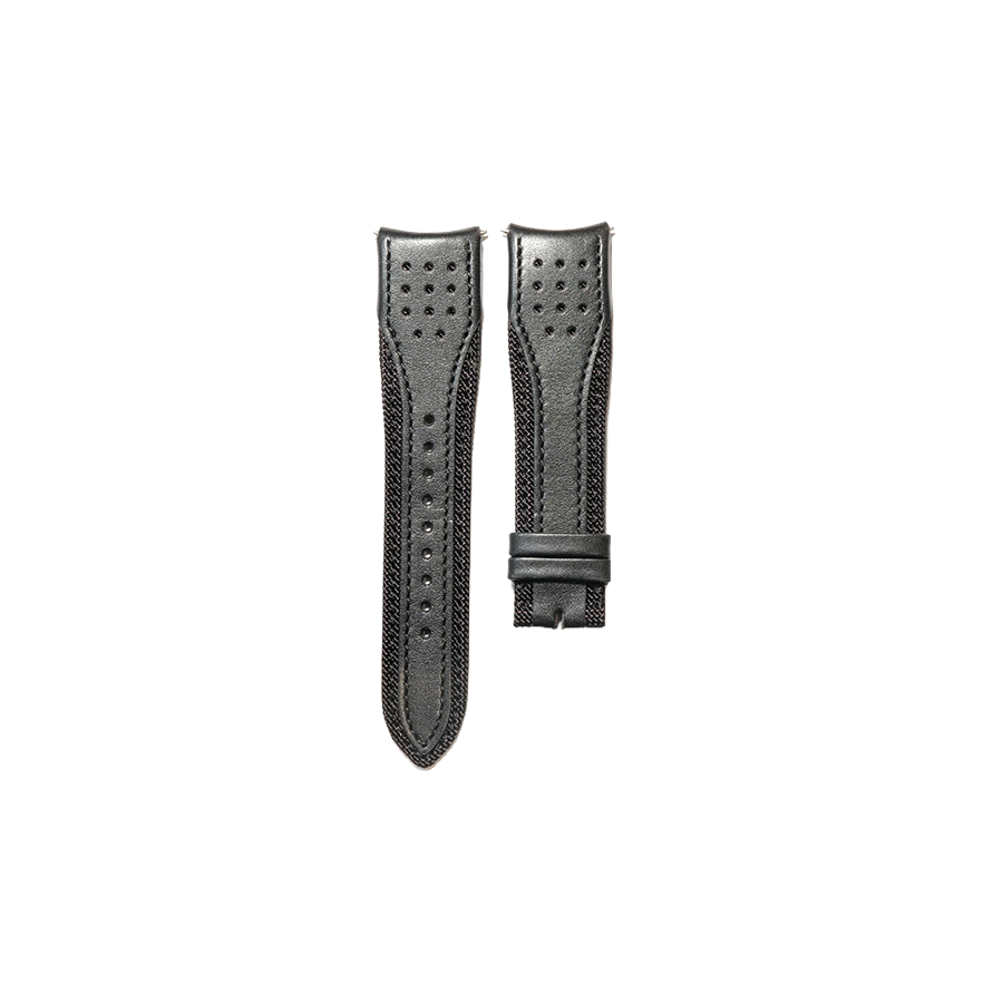 Jaeger-LeCoultre Synthetic and Leather Strap - Black