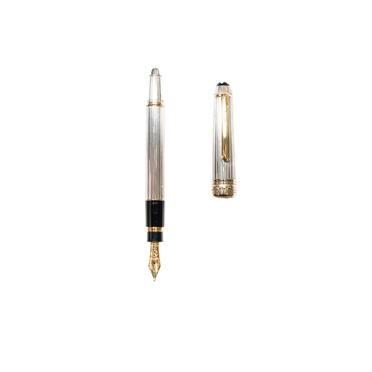 Montblanc Meisterstuck  LeGrand  Solitaire 925 Sterling Silver Lady Fountain Pen