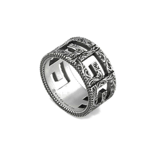 Gucci G Cube Ring in Sterling Silver