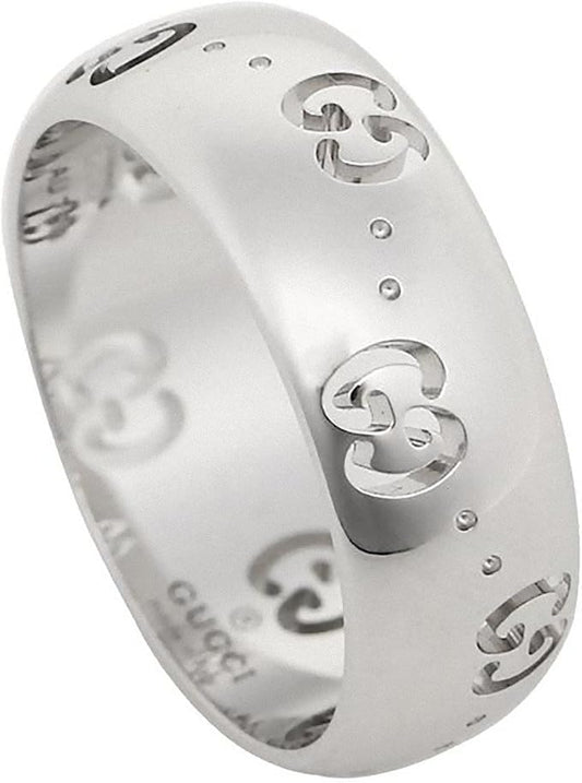 Gucci Icon Ring in 18K White Gold