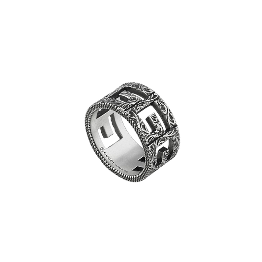 Gucci G Cube Ring in Sterling Silver
