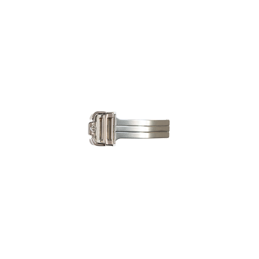 Baume and Mercier Single Deployant Clasp Buckles - Stainless Steel